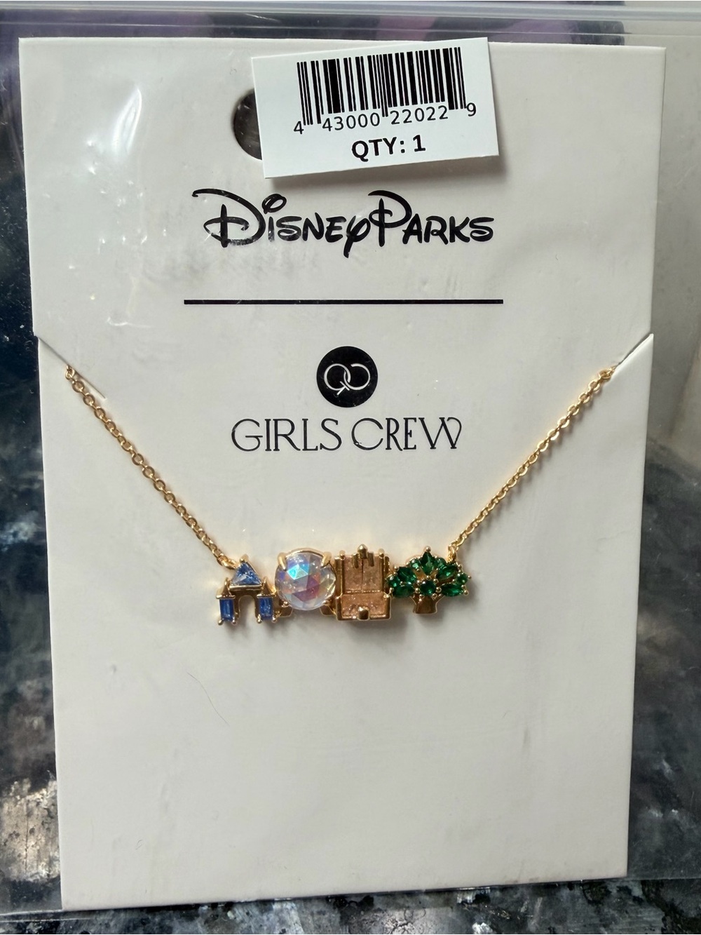 Disney World, Girls Crew Disney Park Icons Necklace